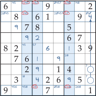 Your attention. Killer sudoku, medium level, #002