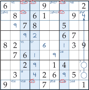 Sudoku - Your attention. Killer sudoku puzzle 6x6, extreme