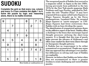 newspaper sudoku answers